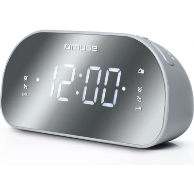 Afbeelding van Muse M 170CMR Wekkerradio met groot spiegeldisplay