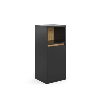 Afbeelding van Vicco Halfhoge kast Viola, Antraciet/Antraciet, 37.8 x 80 cm