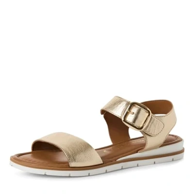 Afbeelding van Tamaris Sandalen, Dames, Maat: 41, Gold Schoenen
