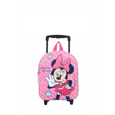 Afbeelding van Disney Trolley rugzak Minnie Mouse 9,2L Roze (3D)