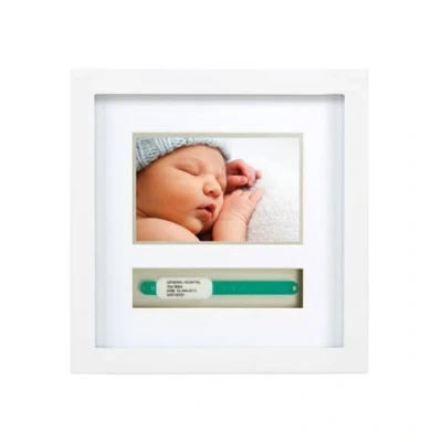 Image de Cadre bracelet naissance Blanc