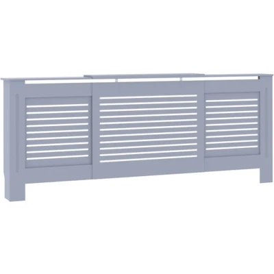 Afbeelding van Radiatorombouw 205 cm MDF grijs