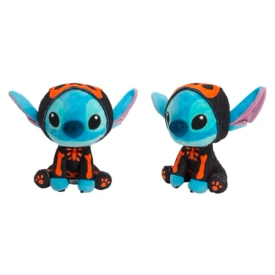 Afbeelding van Disney Stitch in Skelet kostuum knuffel 25 cm Pluche