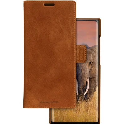 Afbeelding van dbramante1928 Hoesje Geschikt voor Samsung Galaxy S24 Ultra Met Pasjeshouder Lynge Bookcase bruin