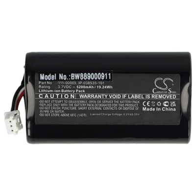 Afbeelding van vhbw Batterij compatibel met Sonos Roam luidsprekers, draagbare luidsprekers (5200 mAh, 3,7 V, Li Ion)