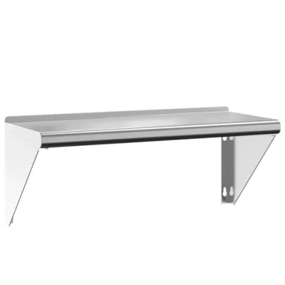 Afbeelding van Wandschap 75x30x31 cm roestvrijstaal zilverkleurig