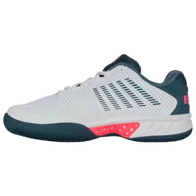 Afbeelding van K Swiss Hypercourt Express 2 Chaussures de tennis pour homme Blanc/STRGZER/NBLZE Taille 48 EU, Blanc Strgzer Nblze, EU