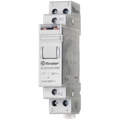 Afbeelding van Finder 20.22.8.230.4000 Stroomstootschakelaar DIN rail 2x NO 230 V/AC 16 A 4000 VA 1 stuk(s)