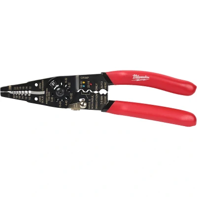Afbeelding van MILWAUKEE 4932493816 multifunctionele draadstripper met krimper