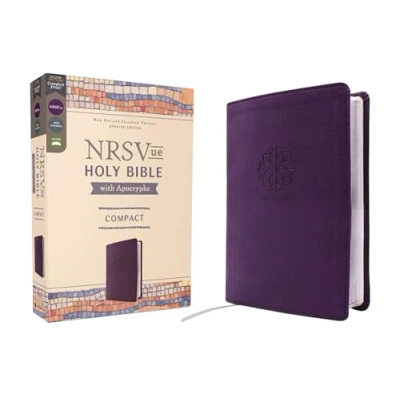 Afbeelding van Nrsvue, Holy Bible with Apocrypha, Compact, Leathersoft, Purple, Comfort Print