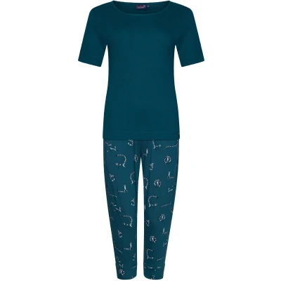 Afbeelding van Dames Pyjamaset Rebelle Maki Bio Katoen Maat 40