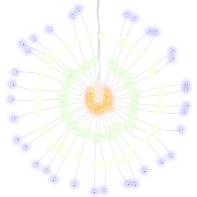 Afbeelding van Kerstverlichting vuurwerk 140 meerkleurige LED&#039;s 17 cm