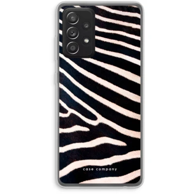 Afbeelding van hoesje geschikt voor Samsung Galaxy A52s 5G Zebra Soft Cover Telefoonhoesje Bescherming aan alle Kanten en Schermrand