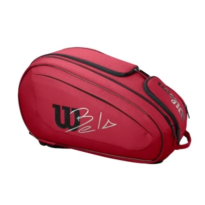 Afbeelding van Wilson Bela Super Tour Padeltas Rood/Zwart