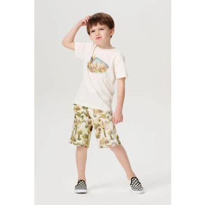 Afbeelding van Noppies Darby Tshirt print voor kinderen, Maat: 134, Whisper white