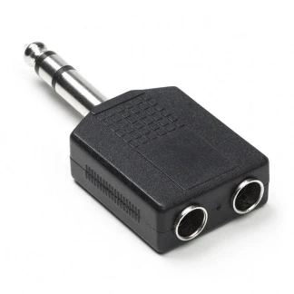 Afbeelding van 6.35 mm jack splitter Nedis (Stereo)