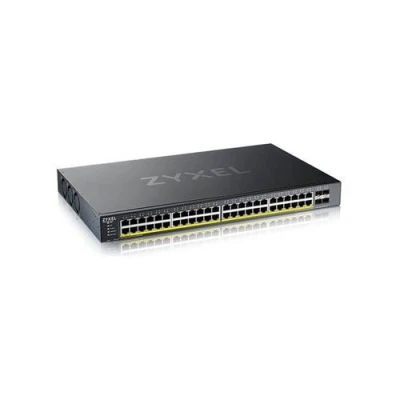 Image de Zyxel XGS1935 Series 52HP Commutateur géré L3 Lite intelligent 48 x 10/100/1000 (PoE) + 4 SFP+ 10 Go (liaison montante) Montable sur rack PoE+ (375 W) pour DAC10G 1M v2, 3M SFP10, SFP 1000, BX1310 10, B