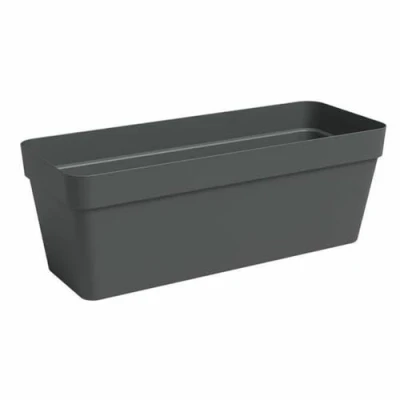 Afbeelding van Plantenbak Kunststof Antraciet Rechthoekig L49,9 x D20 H18,1 cm ARTEVASI