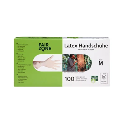 Afbeelding van Fairzone Latex handschoenen 100 stuks