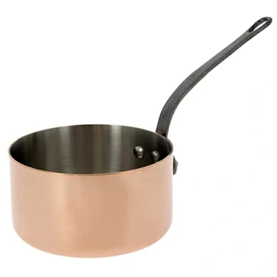 Afbeelding van De Buyer Inocuivre Steelpan, Gietijzeren Handvat Ø 18cm 90% Koper 10% Rvs
