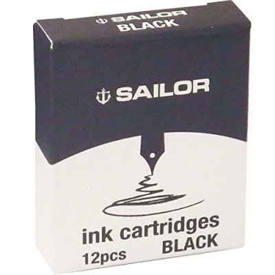 Afbeelding van Sailor Inktpatroon zwart voor vulpennen