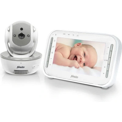 Afbeelding van Alecto DVM200MGS Babyfoon met camera en 4.3&quot; kleurenscherm, wit/grijs