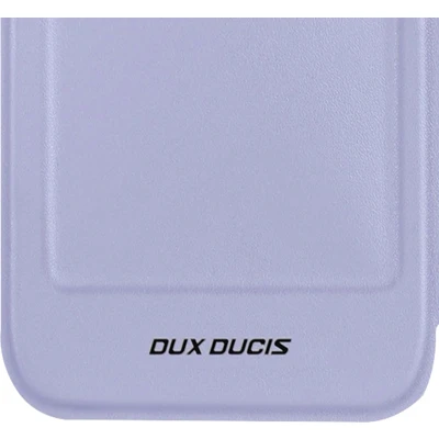 Afbeelding van Dux Ducis Telefoonhoesje geschikt voor Samsung Galaxy S24 Hoesje Magsafe Magneet Met Ringhouder Skin X Pro Book Case Series Paars