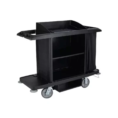 Afbeelding van Rubbermaid Chambermaid huishoudwagen