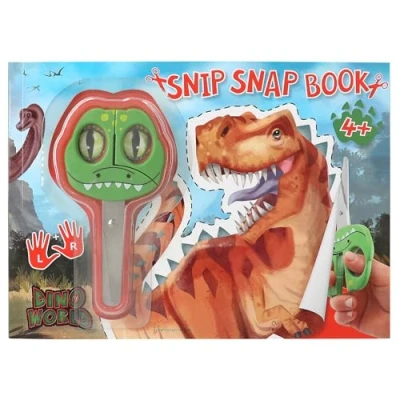 Afbeelding van Depesche Dino World Snip Snap book knutselboek