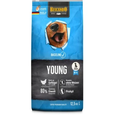 Afbeelding van 12,5kg Belcando Baseline Young droog hondenvoer