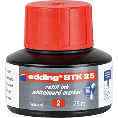 Afbeelding van Viltstiftinkt edding BTK25 voor whiteboard rood