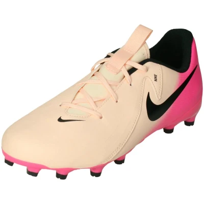 Afbeelding van Nike Performance Phantom GX II Academy Unisex Voetbalschoenen met kunststof noppen, Maat: 33.5, Crimson tint/black/pink blast Schoenen