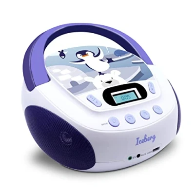 Image de Lecteur CD MP3 Iceberg enfant avec port USB