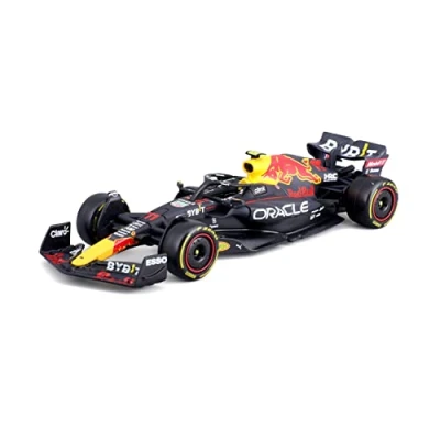 Afbeelding van Bburago F1 Red Bull RB18 (2022): miniatuurauto in schaal 1:43, 1 Max Verstappen, Windowbox, blauw (18 38061P)