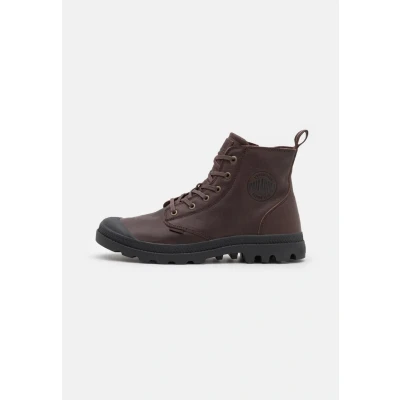 Afbeelding van Palladium Pampa Veterboots, Maat: 38, Bison Leer