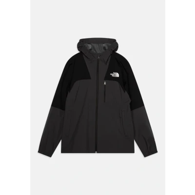 Afbeelding van The North Face TEEN HIKE Packable Shell Unisex Regenjas voor kinderen, Maat: 167 173, Black/asphalt grey