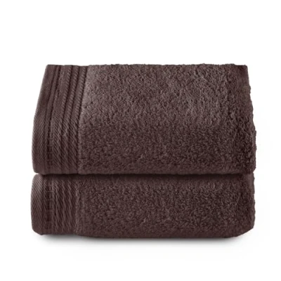 Afbeelding van Top Towel Premium grote badhanddoeken 2 50 x 100 cm 100% katoen 600 g bruin