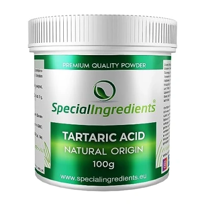 Afbeelding van Wijnsteenzuur (Tartaric Acid) 100 gram