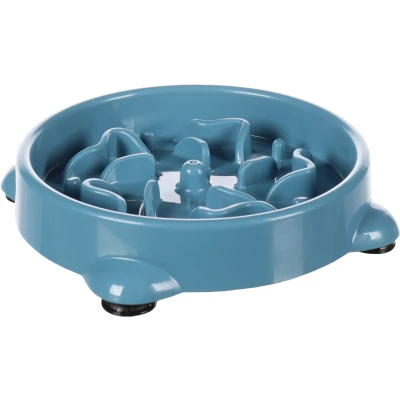Afbeelding van Flamingo Beno Slow Feeder Eetpot Honden Blauw S 300ml 16x16x3,5cm 1st 134133