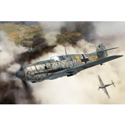 Afbeelding van 1:48 HobbyBoss 81791 Messerschmitt Bf109E 3 Propeller Vliegtuig Plastic Modelbouwpakket