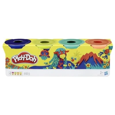 Afbeelding van Plasticine Spel Colores Silvestres Play Doh E4867ES0 (4 pcs)