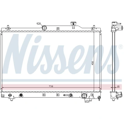 Afbeelding van Nissens Radiateur 64657