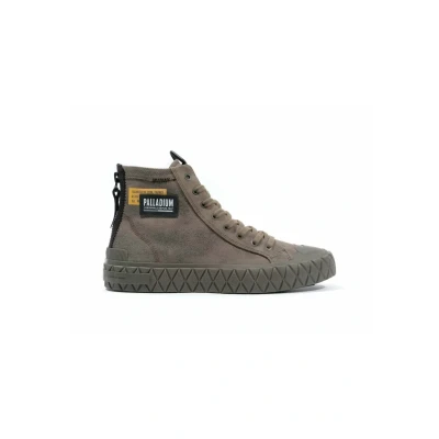 Afbeelding van Palladium Unisex Veterboots, Maat: 36, Khaki Textiel