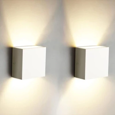 Afbeelding van OOWOLF Wandlamp (wit x 2)