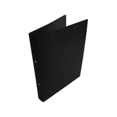 Afbeelding van Bronyl Ringmap, Voor Ft A4, Uit Glanskarton, 2 Ringen Van 25 Mm, Zwart Ringmap