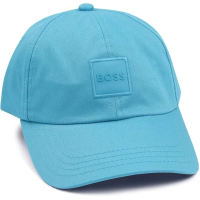 Afbeelding van BOSS Pet Derrel Lichtblauw Heren Petten Katoen Suitable Herenkleding