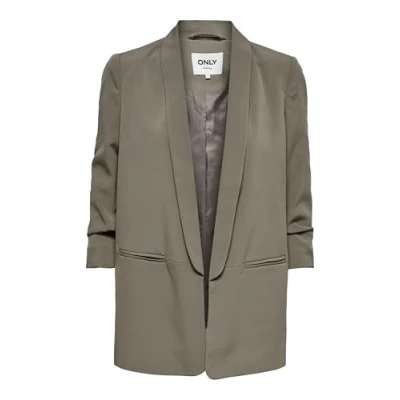 Afbeelding van Only Blazer Onlelly 3/4 Life Tlr Noos 15197451 Walnut Dames Maat 34