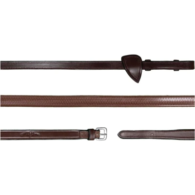 Afbeelding van Dyon Teugels New English Collection 1/2 Rubber Bruin Pony Agradi.be