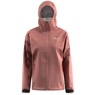 Afbeelding van Salewa PUEZ Jacket Hardshelljas, Dames, Maat: 40, Desert pink