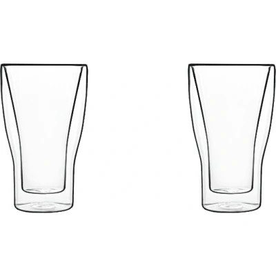 Afbeelding van Luigi Bormioli Accademia Dubbelwandig Latte Macchiato Glas 34 Cl Set Van 2 Transparant